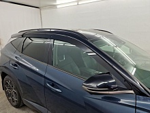 Дефлекторы окон 2D 6 шт. (под наклоном) (короткая база) для Hyundai Tucson IV