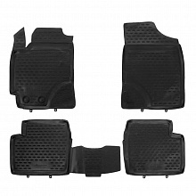 Коврики в салон полиуретан 4шт для Geely SC7