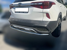 Защита заднего бампера d42 мм для Kia Seltos I