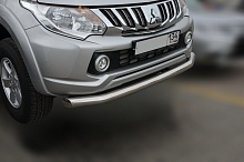 Защита переднего бампера d76 мм для Mitsubishi L200 V
