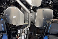 Защита топливного бака (комплект 2шт) для Haval H7 I