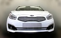 Комплект сеток chrome верх (Luxe, Prestige, Premium) и низ для Kia Ceed II Рестайлинг