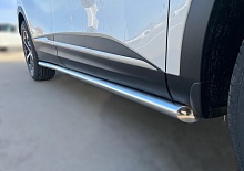 Пороги труба d53 мм для Kia Sportage V