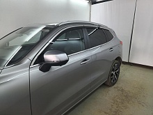 Дефлекторы окон с хром накладками 2D 6 шт для Haval Jolion I