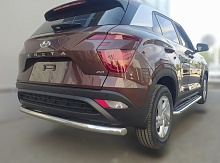 Защита заднего бампера d60 мм для Hyundai Creta II