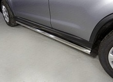 Пороги труба 60,3 мм для Mitsubishi ASX I Рестайлинг 2