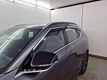 Дефлекторы окон 2D с хром накладками 6 шт. для GAC GS4 I