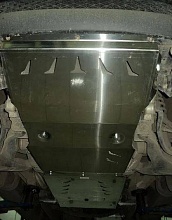 Защита радиатора, редуктора переднего моста, КПП и РК (4 части) для Mitsubishi Pajero Sport II Рестайлинг