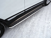 Пороги с площадкой 42,4 мм для Chery Tiggo 5 I