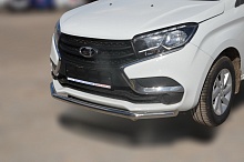Защита переднего бампера d60 мм для LADA (ВАЗ) XRAY I