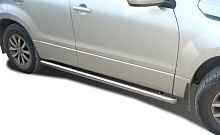 Пороги труба d60 мм для Suzuki Grand Vitara III