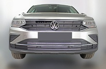 Комплект сеток chrome верх и низ для Volkswagen Tiguan II Рестайлинг