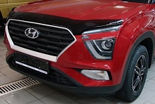 Дефлектор капота темный для Hyundai Creta I Рестайлинг