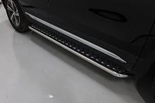 Пороги с площадкой 42,4 мм для Changan CS75 I Рестайлинг