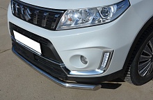 Защита переднего бампера d60 мм для Suzuki Vitara II Рестайлинг