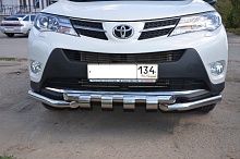 Защита переднего бампера G d60 мм для Toyota RAV4 IV (XA40)