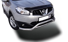 Защита переднего бампера скоба d60/42 мм для Nissan Qashqai I