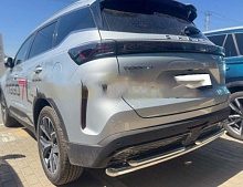 Защита заднего бампера двойная d60/42 мм для Chery Tiggo 7L I