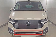 Зимняя заглушка радиатора на стяжке низ для Volkswagen Transporter T6 Рестайлинг