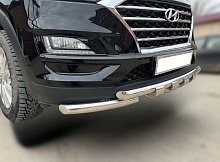 Защита переднего бампера G d53/53 мм для Hyundai Tucson III Рестайлинг
