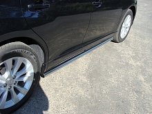 Пороги труба 60,3 мм для Toyota Venza I Рестайлинг