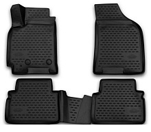 Коврики 3D в салон полиуретан 3 шт для Toyota Hilux VIII