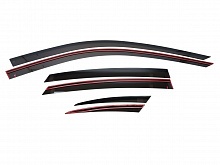 Дефлекторы окон 2D 6 шт для Infiniti Q70 I Рестайлинг