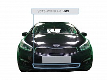 Защитная сетка радиатора низ для Kia Ceed II Рестайлинг