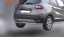 Защита заднего бампера d60 мм для Renault Kaptur I