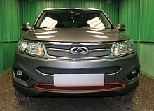 Зимняя заглушка радиатора к съемной сетке низ для Chery Tiggo 5 I