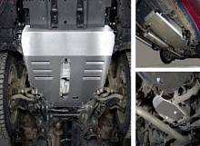 Защиты комплект (картер и КПП, бак, дифференциал) для Lexus NX I Рестайлинг