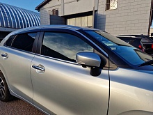 Дефлекторы окон с хром накладками 2D 6 шт (для рынка ОАЭ) для Suzuki Baleno III