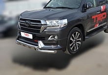 Защита переднего бампера G d76 мм для Toyota Land Cruiser 200 Series Рестайлинг 2