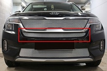 Защитная сетка радиатора центр для Kia Seltos I