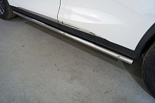 Пороги труба 60,3 мм для EXEED TXL I Рестайлинг 1