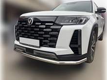 Защита переднего бампера с подгибами d60 мм для Changan CS95 I Рестайлинг 2
