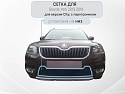 Защитная сетка радиатора низ, с парктроником для Skoda Yeti I Рестайлинг