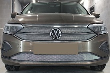 Комплект сеток chrome верх 4 части (Origin, Respect, Status) и низ для Volkswagen Polo VI