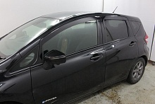 Дефлекторы окон 2D 6 шт (для рынка Японии) для Nissan Note II Рестайлинг