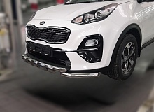 Защита переднего бампера G d60/60 мм для Kia Sportage IV Рестайлинг