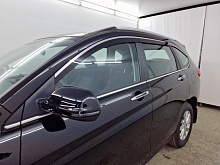 Дефлекторы окон 2D с хром накладками 6 шт. для Haval M6 II