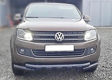 Защита переднего бампера G с покрытием "раптор" d76 мм для Volkswagen Amarok I