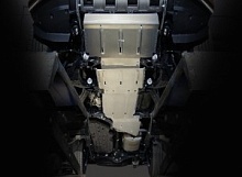 Защиты комплект (радиаторов, переднего моста, аКПП, раздаточной коробки) для Toyota Land Cruiser Prado 250 Series