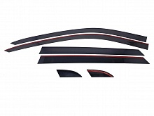 Дефлекторы окон 2D 6 шт для Hongqi E-HS9