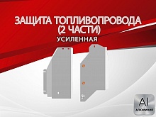 Защита топливопровода (2 части) для Nissan X-Trail IV