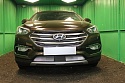Защитная сетка радиатора, с датчиком АСС для Hyundai Santa Fe III Рестайлинг