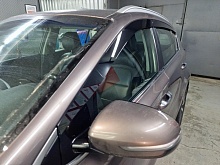 Дефлекторы окон 2D 4 шт. под наклоном для Kia Sportage IV Рестайлинг