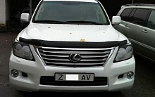 Дефлектор капота темный для Lexus LX III Рестайлинг