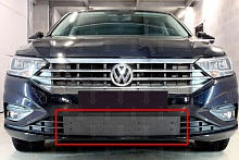 Зимняя заглушка радиатора на стяжке для Volkswagen Jetta VII