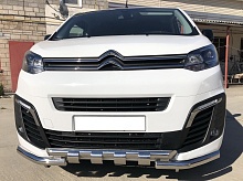 Защита переднего бампера G d60/60 мм для Citroen C4 SpaceTourer I